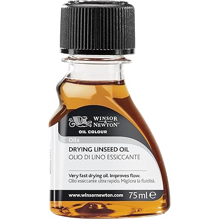 Amazon.com: Winsor & Newton Drying Linseed Oil, 75Ml, 2.54 Fl Oz (Pack Of  1), Clear, 2 Amazon.com: Winsor & Newton Drying Linseed Oil, 75Ml, 2.54 Fl Oz (Pack Of  1), Clear, 2