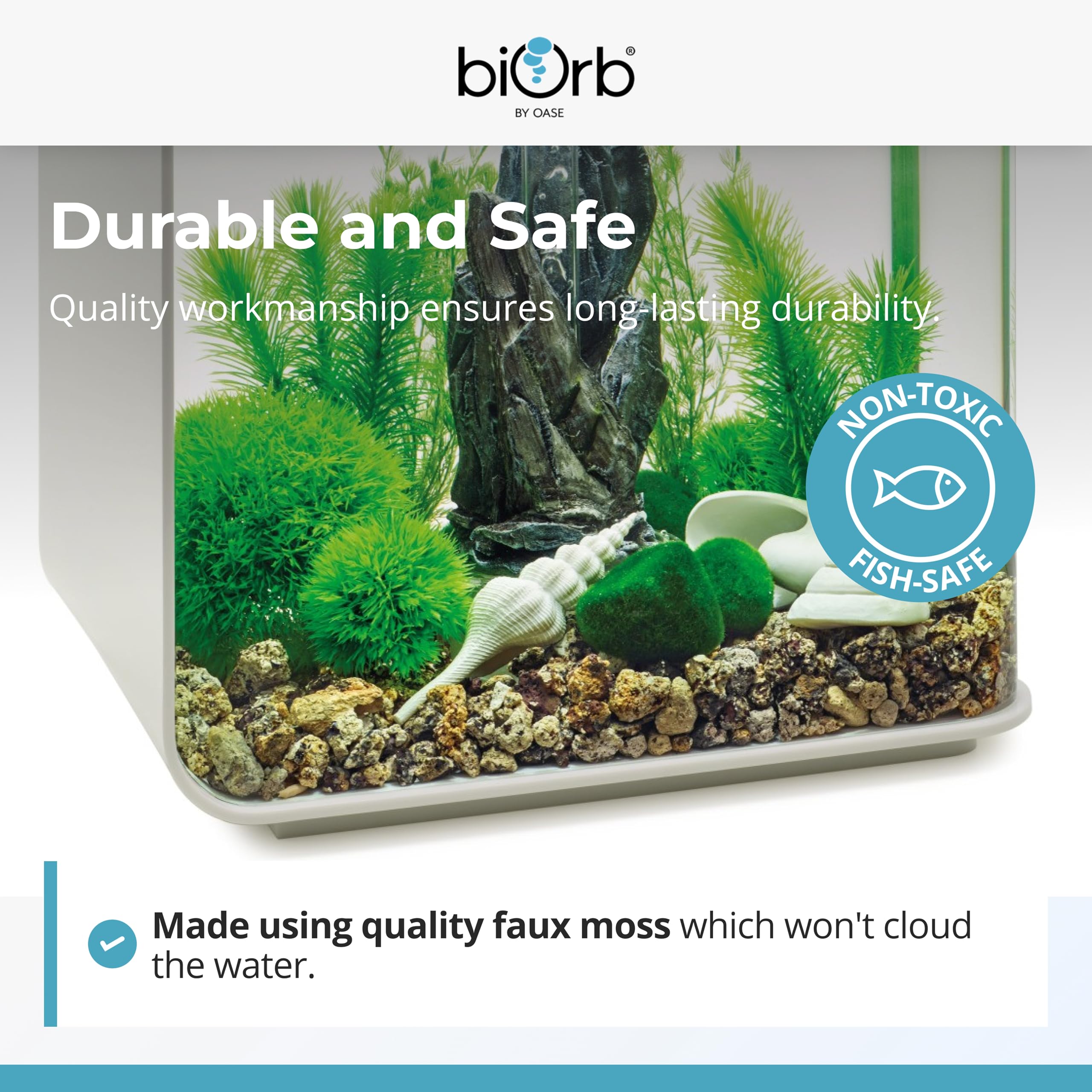 biorb fish tank accessories uk Decorations, Moss-Covered Pebble Set Aquarium Ornament (Green, 5 Stones Per Set), Beautiful Fish Tank To Add Colour, Natural-Looking Aquarium Decor For Scenic Background Pet Supplies THE STARTER KIT Pound test:25 lb. braided-fishing-line