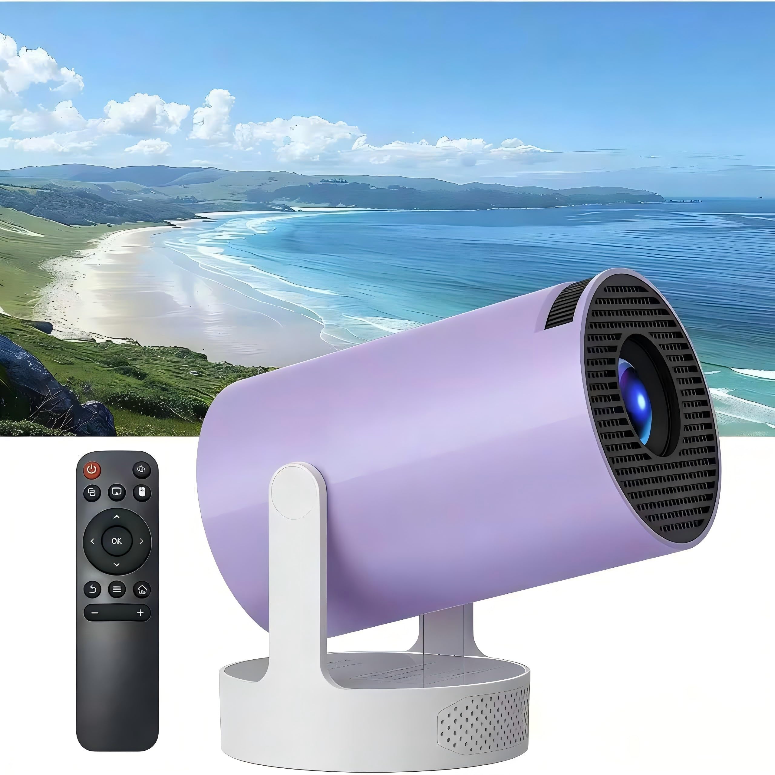 Apparecchio per Cinema Domestico Portatile – Grande Intrattenimento su Schermo per Film, Giochi e Serate in Famiglia