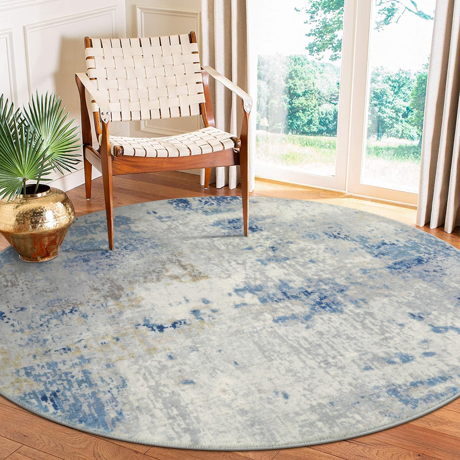 Amazon.com: JONATHAN Y SEU100S-5R Haze Solid Low-Pile Indoor Area-Rug ...