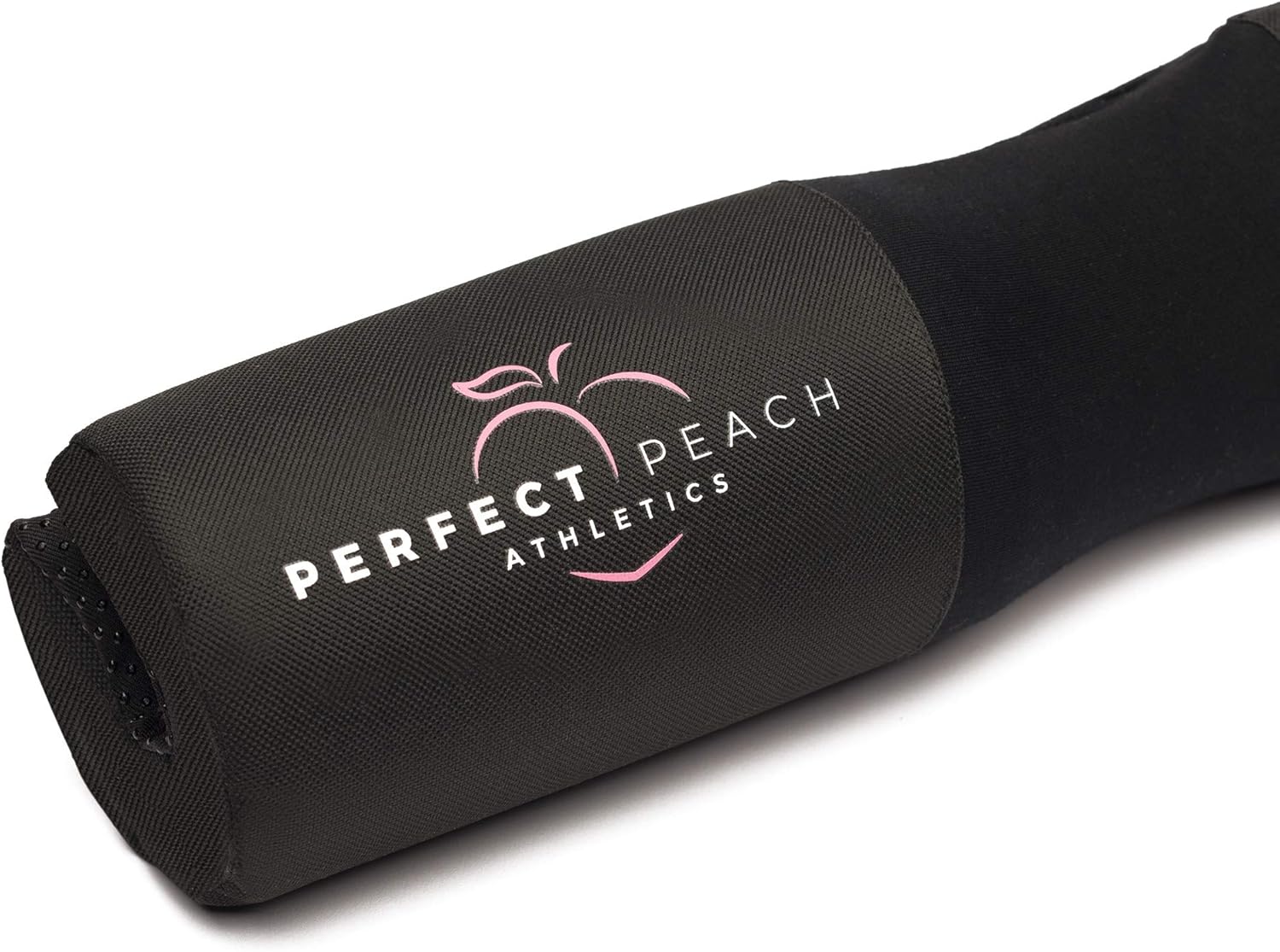 PERFECT PEACH ATHLETICS Barbell Pad Barbell Squat Pad and Squat Bar