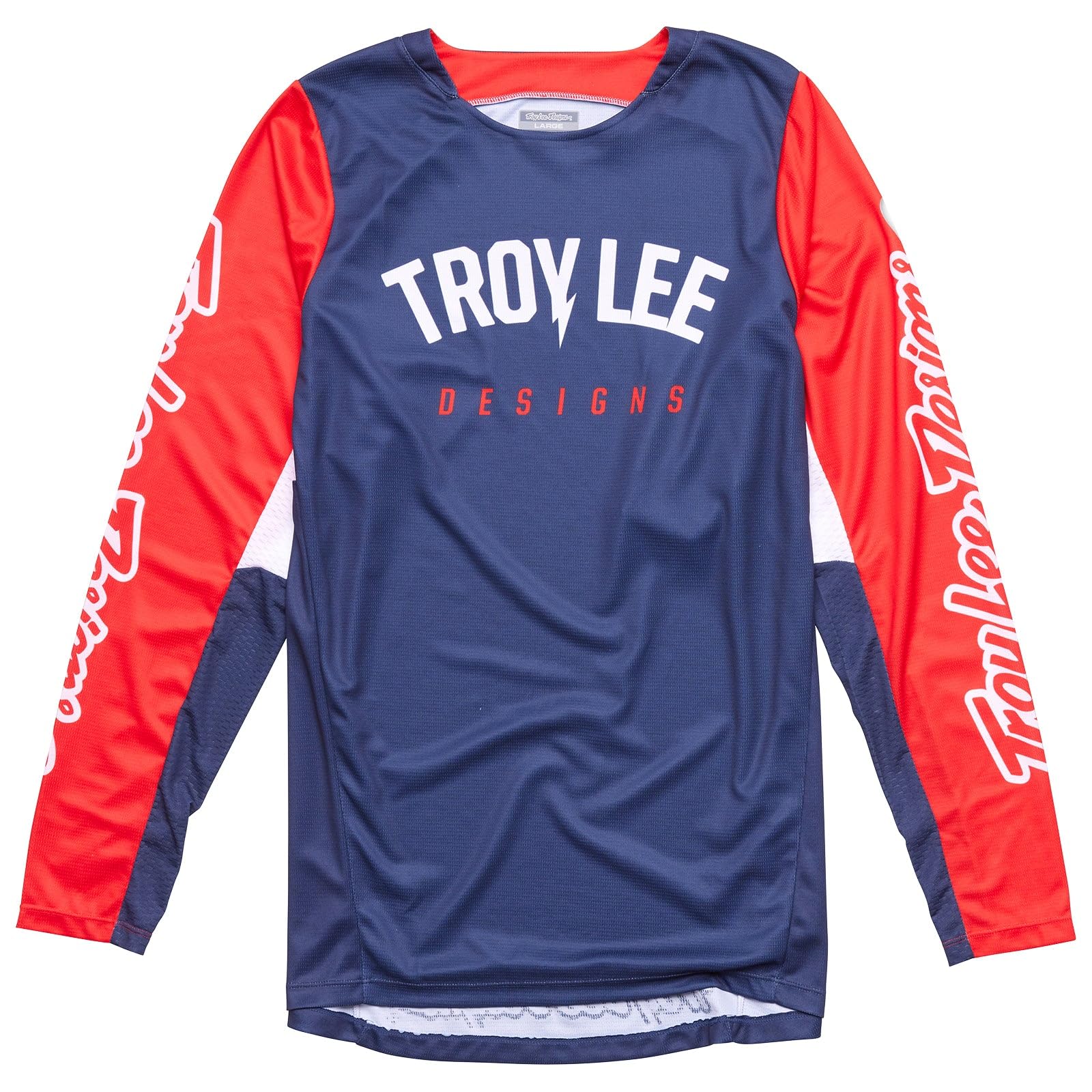 Troy Lee Designs GP Pro Youth Moto Jersey, Boltz Navy/Red, Medium