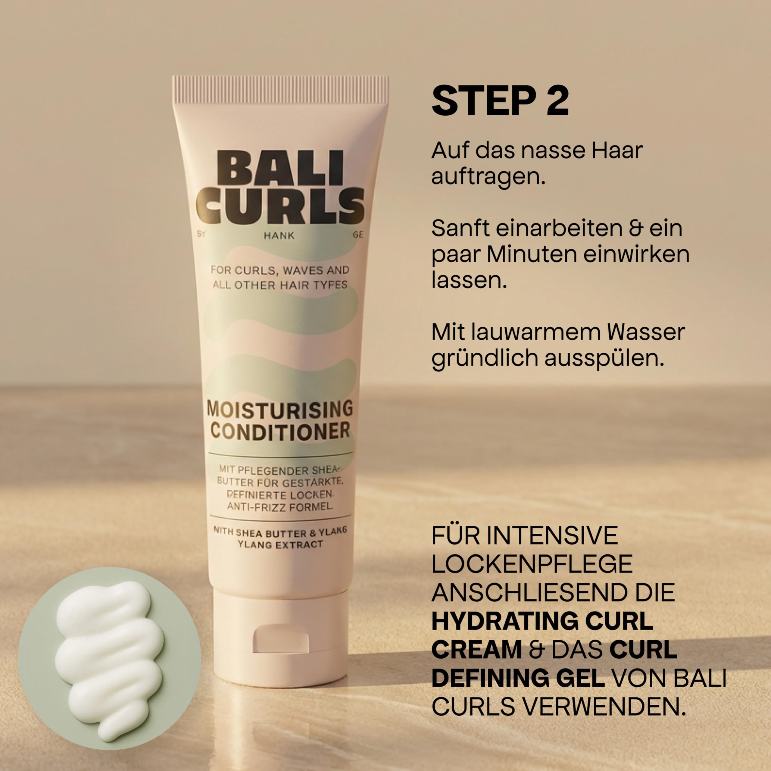 Bali Curl Travel Kit 4 – Tamaño de viaje para rizos definidos y saludables – Champú, acondicionador, crema de rizos y gel de definación – Kit de cuidado compacto para viajes, gimnasio y viajes