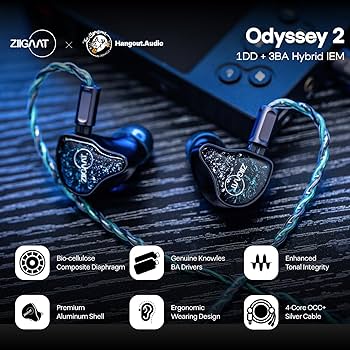 Amazon.com: Linsoul ZiiGaat x Hangout. Audio: Odyssey 2 in Ear