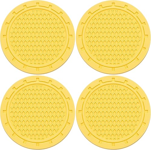 Miniatura 18 de 4 posavasos para automóvil, portavasos antideslizantes incrustados en adornos, accesorios universales empotrados para el interior del automóvil de