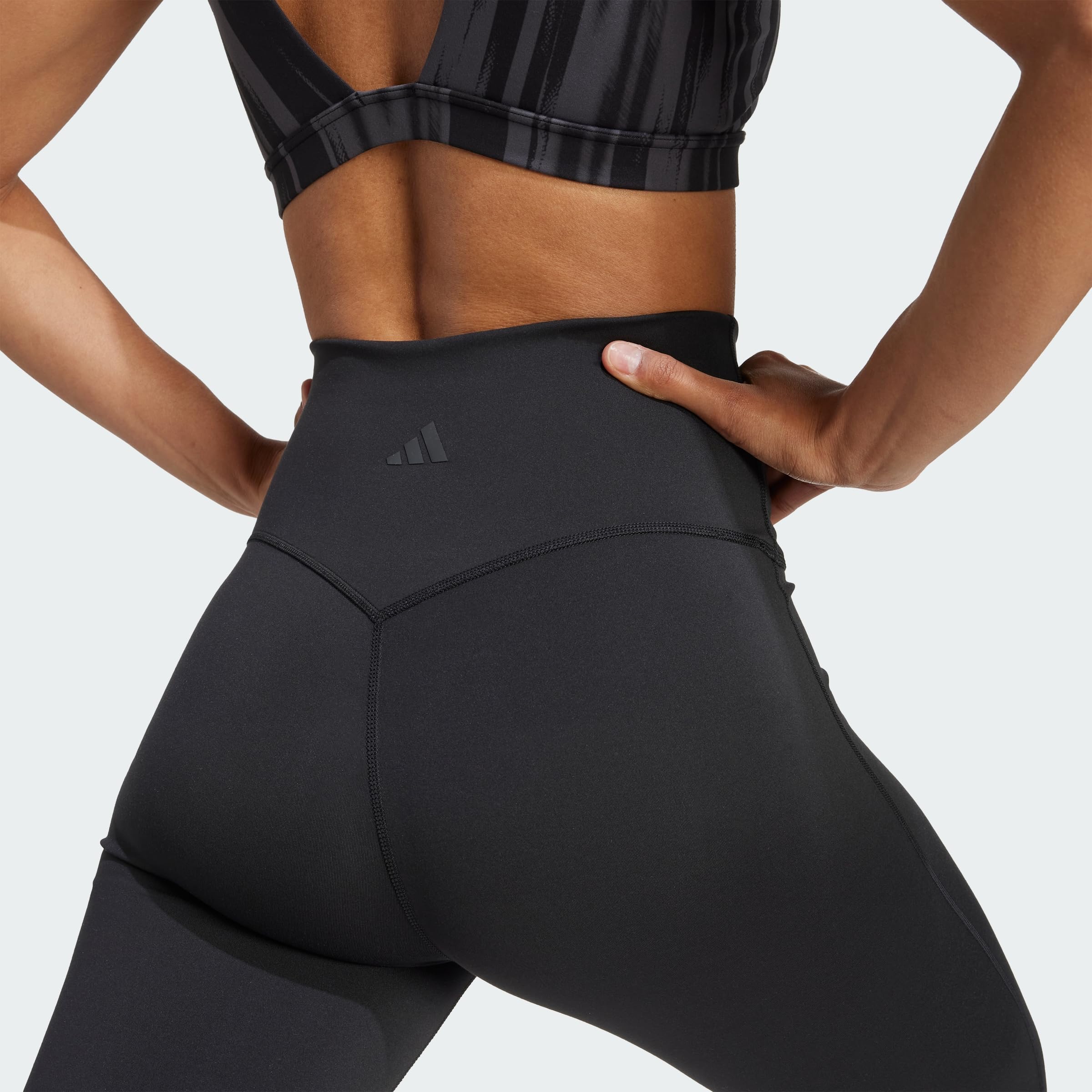 adidas Women's All Me Sculpt 7/8 Leggings, black/black, L