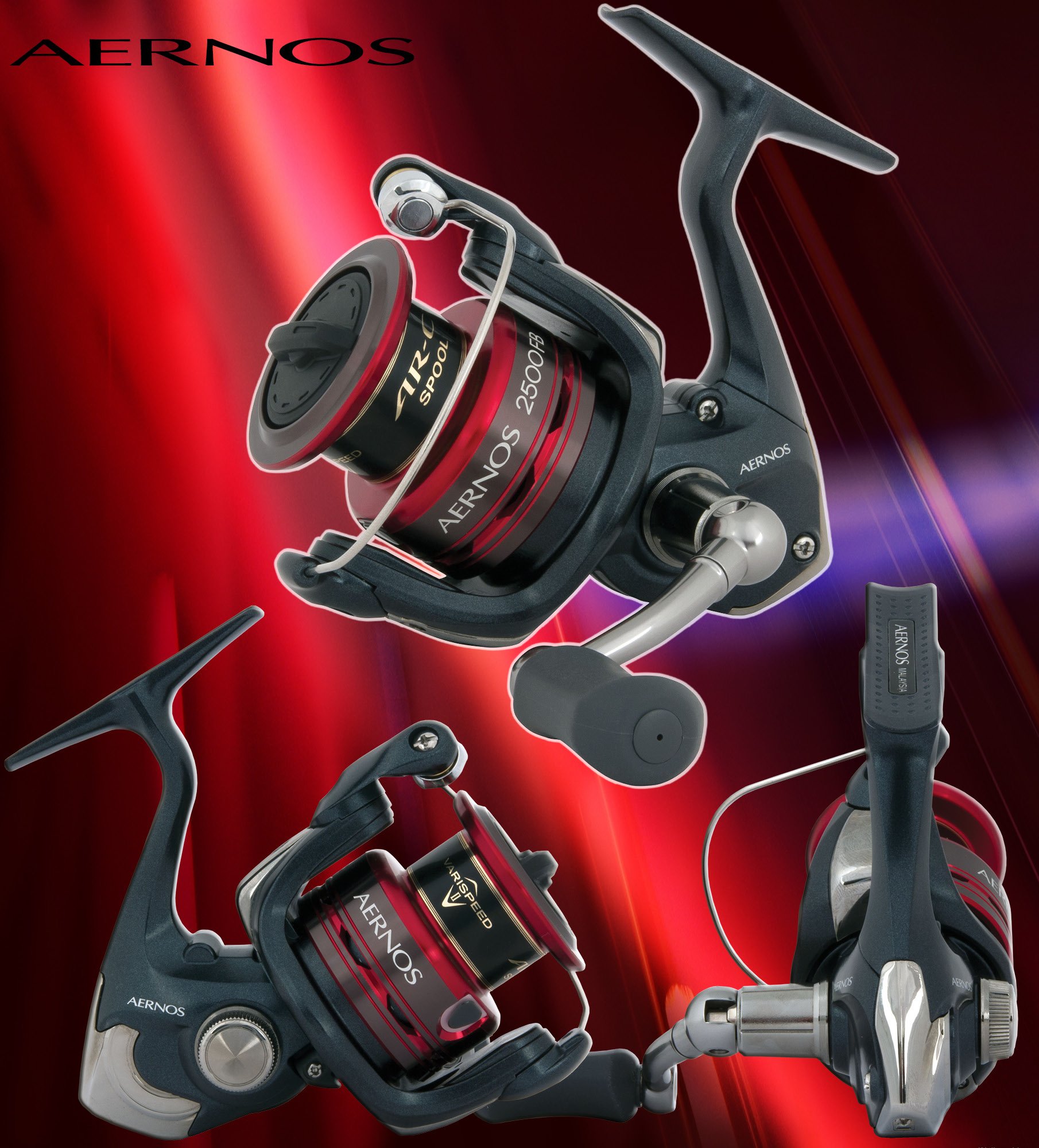 Shimano Aernos 2500 FB Spinning fishing reel front drag