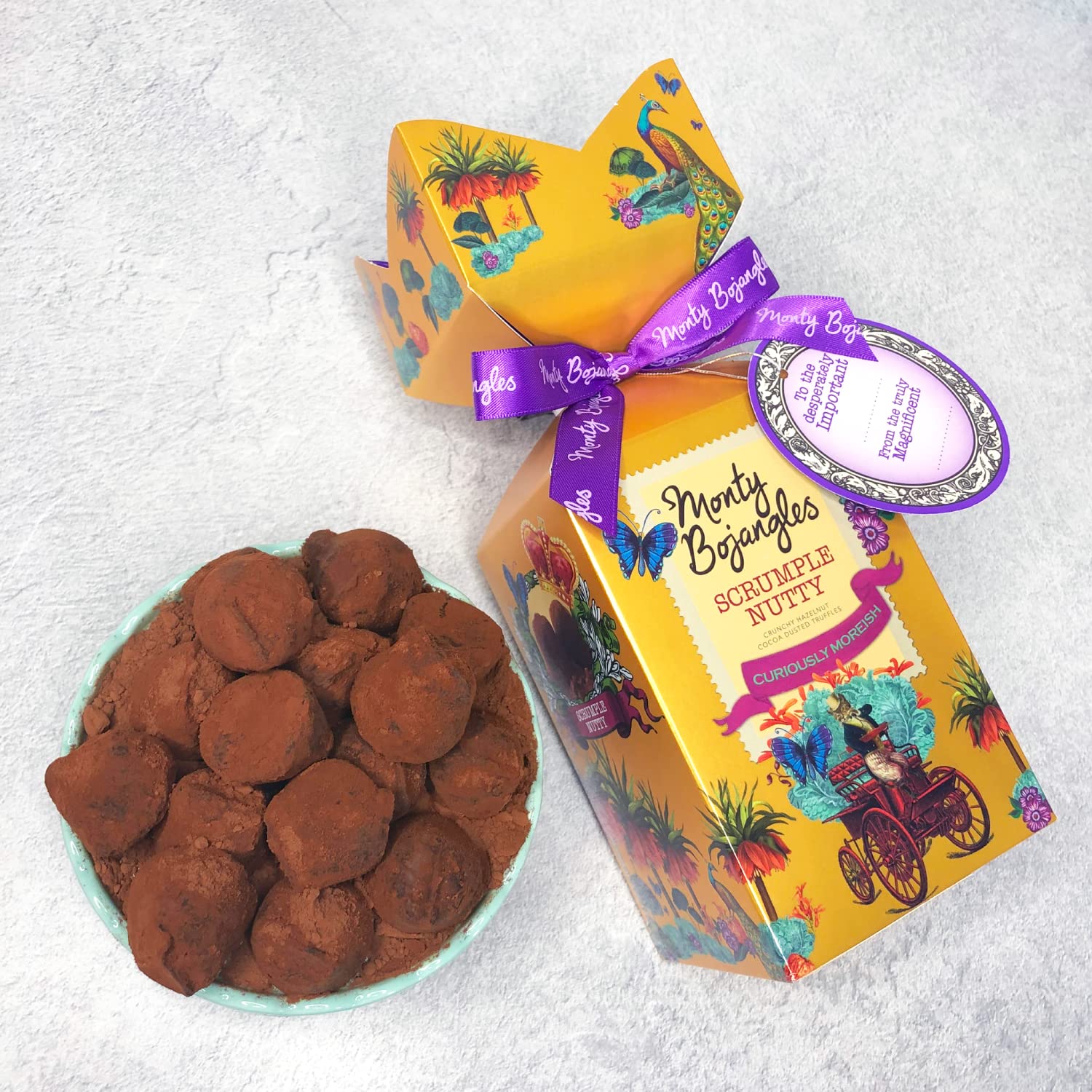 Monty Bojangles Scrumple Nutty Cocoa Dusted Truffles Tip Top Gift
