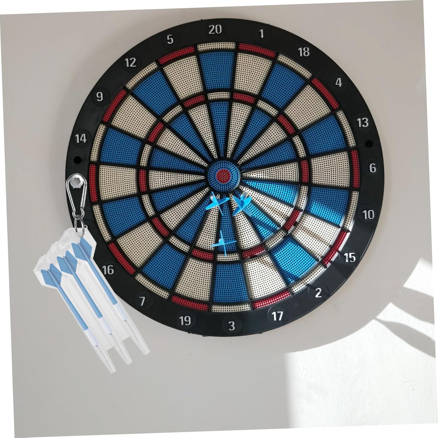 PRETYZOOM Portable Lightweight Darts Storage Case, Wear-resistant Carrying Box with Hard Four-edge Protection for Outdoor Darts Games