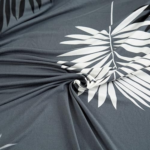 Miniatura 9 de MIFXIN Funda para sofá seccional, 2 piezas, elásticas de 3 asientos en forma de L, fundas elásticas impresas para sofá seccional, protector de