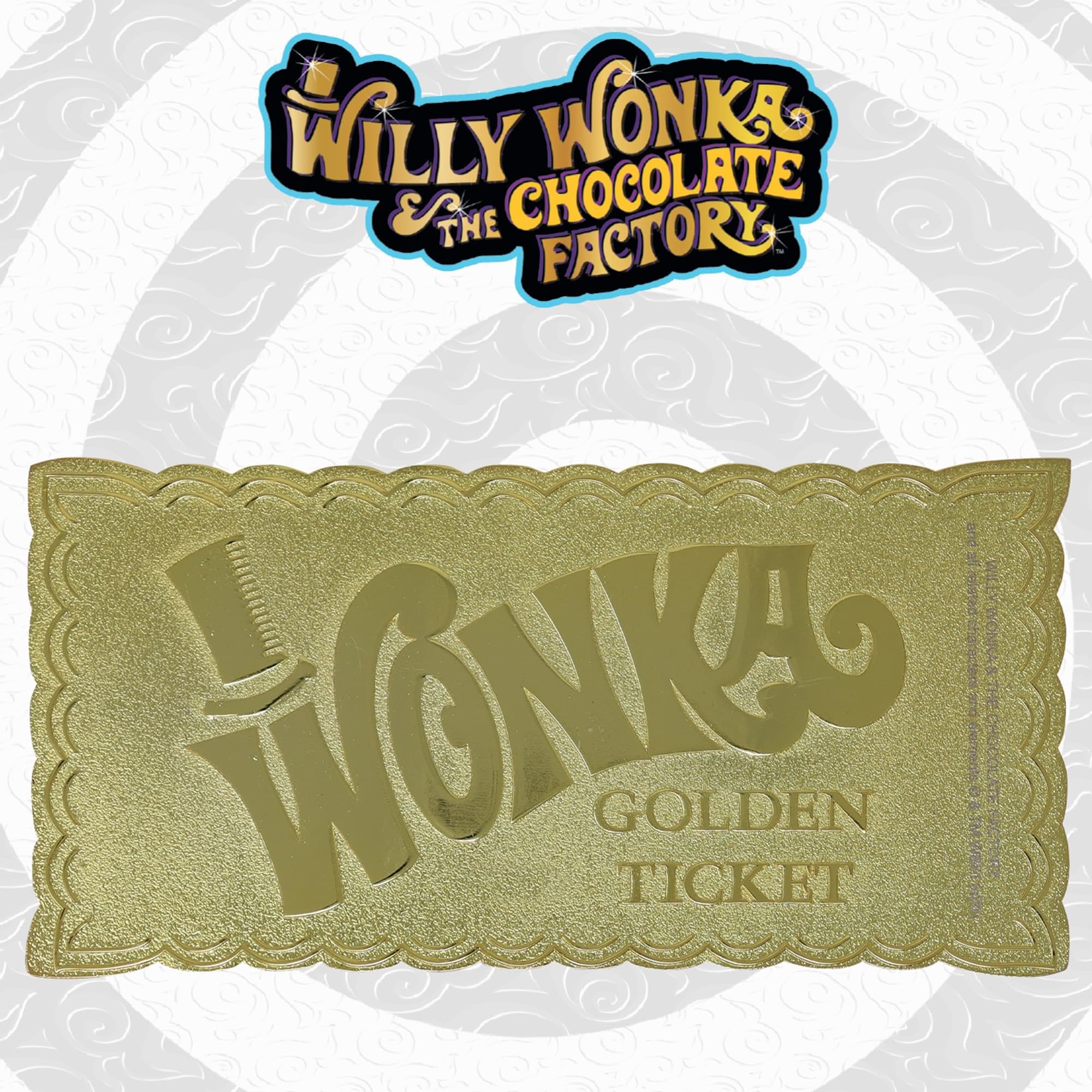 Fanattik Willy Wonka - Golden Ticket - Ticket Edition Collector