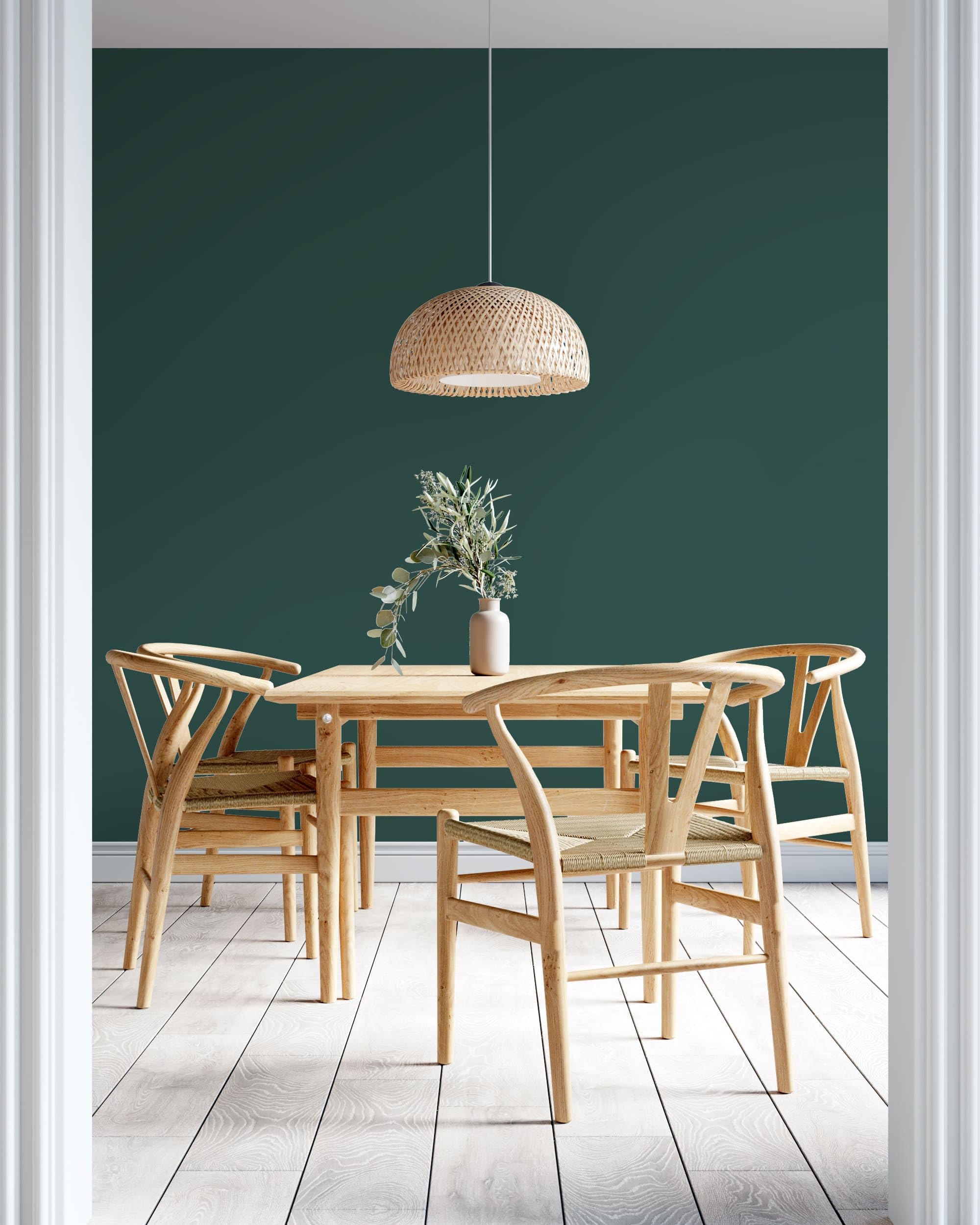 Peinture Acrylique Bleu Pétrole - Aspect Satin - Peinture Mur, Plafond, Boiserie & Balcon - Lessivable - Séchage En 30 min - COV A+ - Fabriquée En France - 5 L - BARBOUILLE