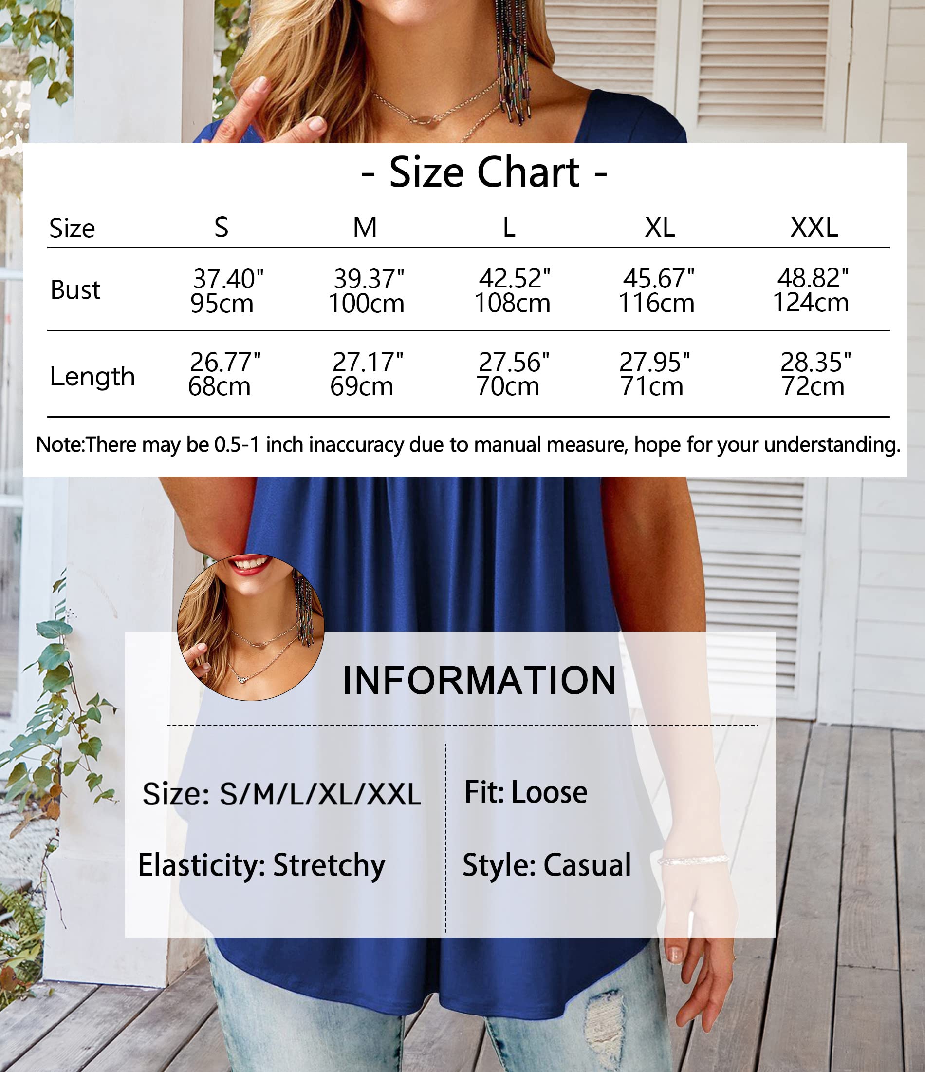 Bequemer Laden Donna Estate Camicia Manica Corta T Shirt Casual Scollo V Maglietta Bottone Giù Top Blusa Stampa/Puro Colore