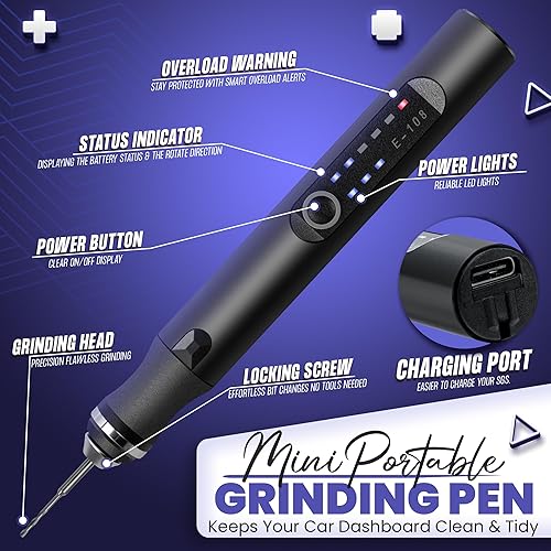 Miniatura 2 de Smotche Bolígrafo de grabado personalizable para todos los materiales, bolígrafo grabador portátil inalámbrico para artistas y aficionados al