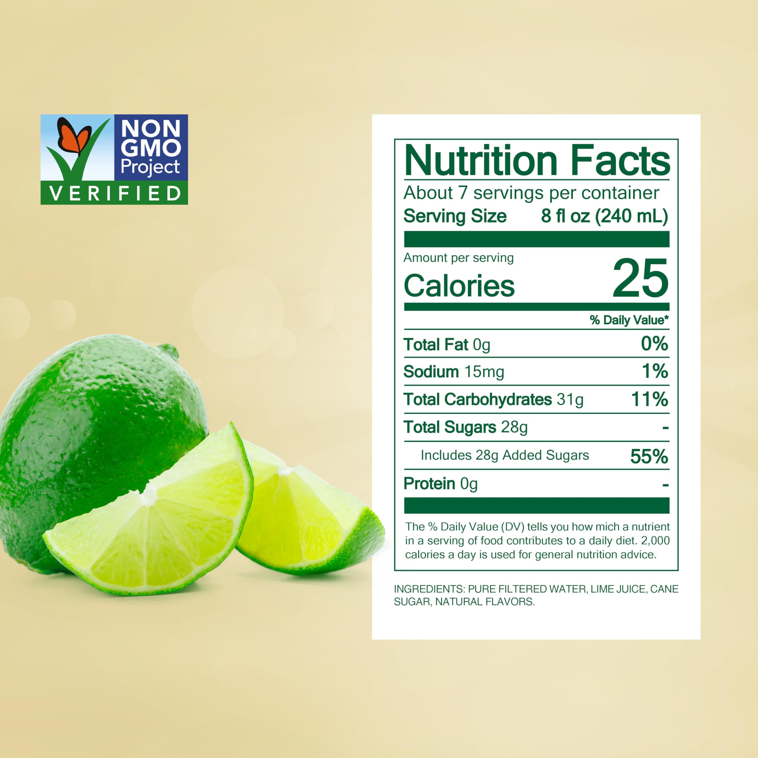 Simply Limeade, Non-GMO, 52 fl oz