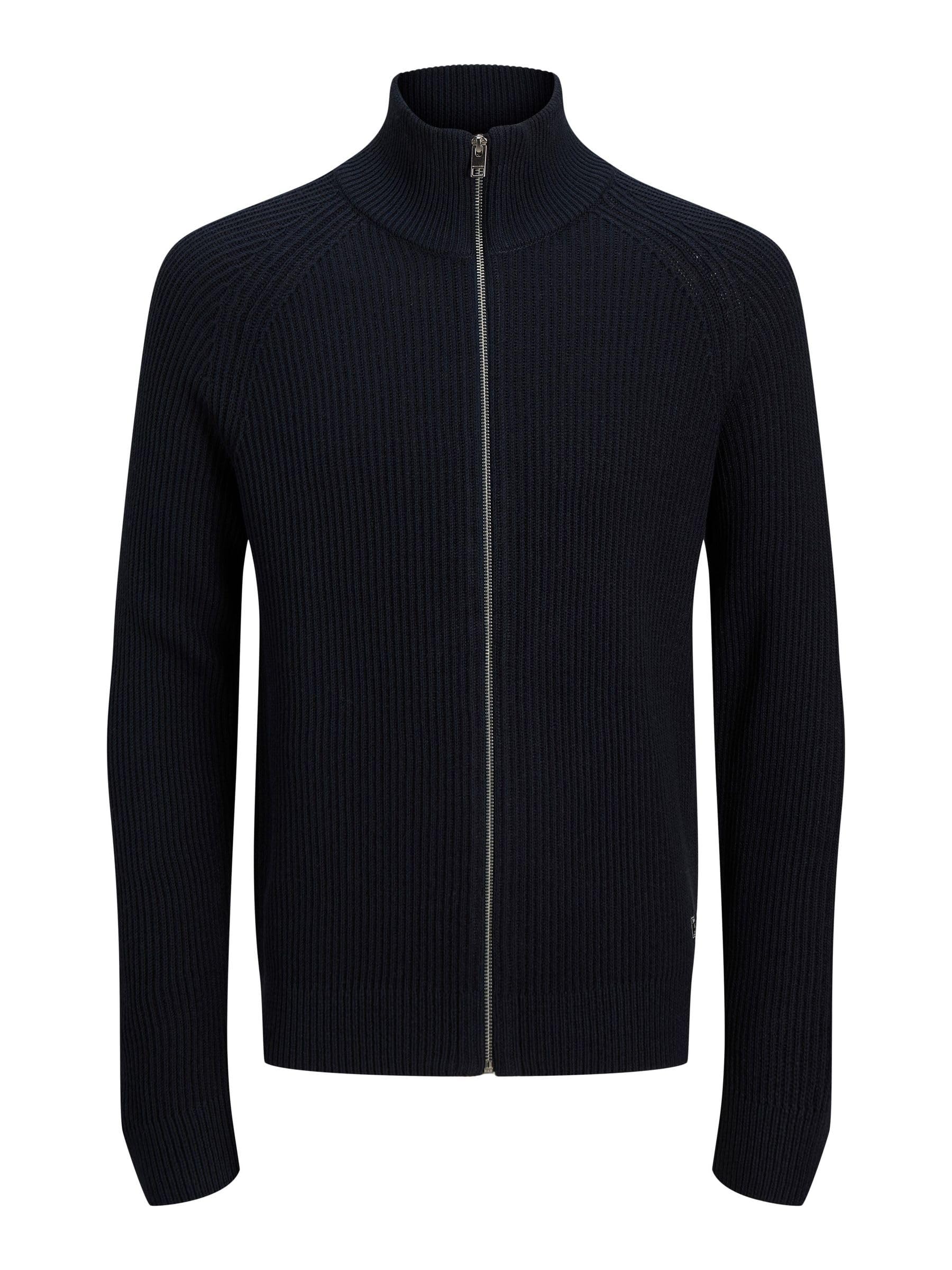 Jack & Jones Men's Jjpannel Knit Zip Cardigan Aw25, Sky Captain, M