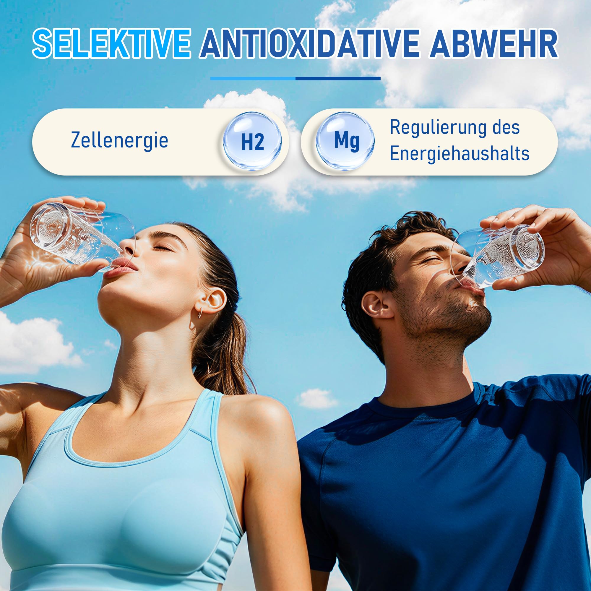 120 H₂-Tabletten, Vegan und Glutenfrei