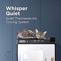 Vista 5 de BLACK+DECKER Enfriador de vino 8 botellas, refrigerador de vino termoeléctrico con espejo frontal, refrigerador de vino independiente y pantalla