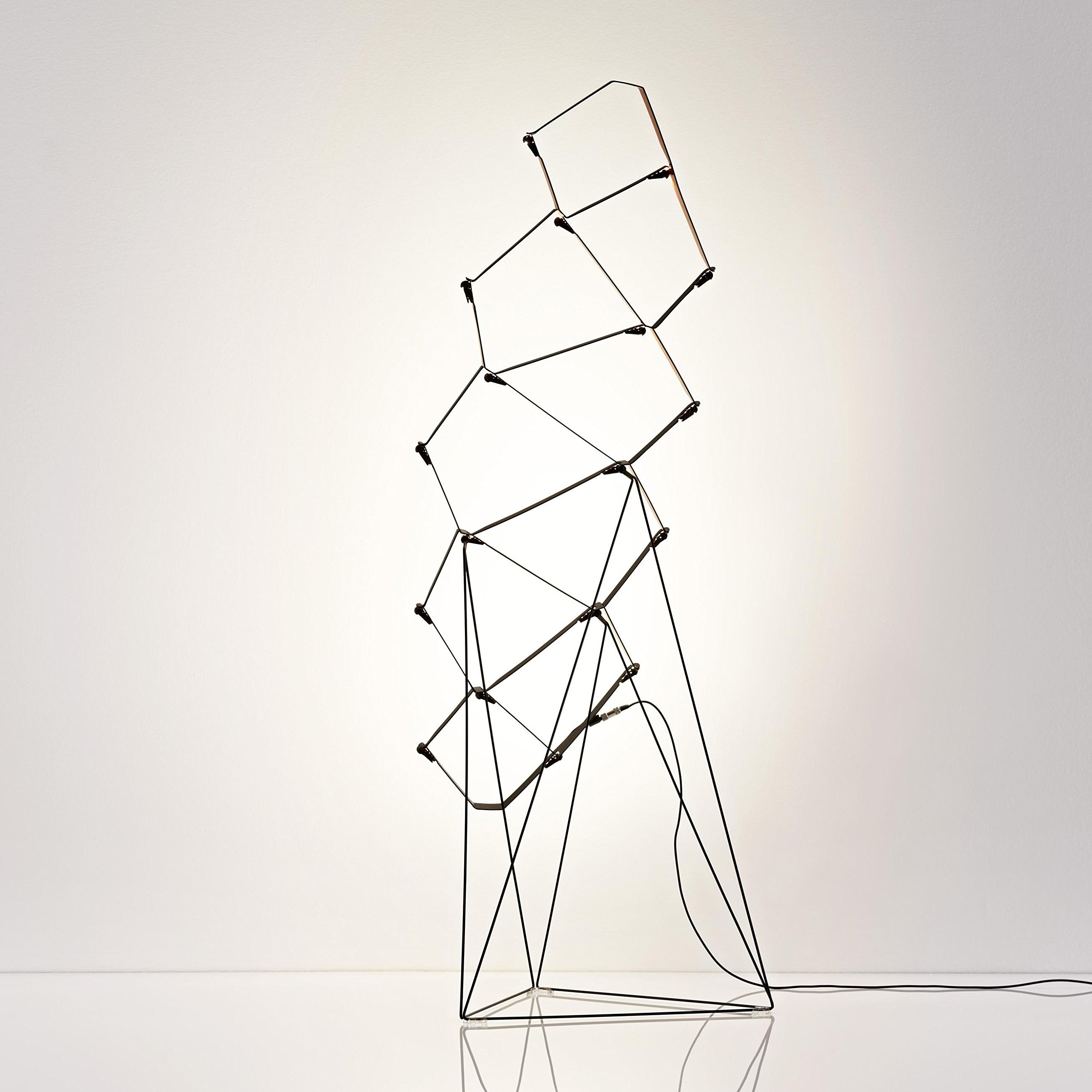 LuceplanStanding Lamp Nothing D75 Black 43 x 32 x 110