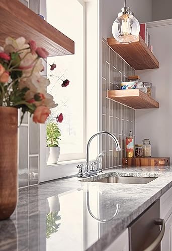 Miniatura 6 de Peerless Claymore P299575LF - Grifo para fregadero de cocina con pulverizador lateral, cromado