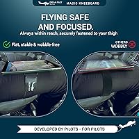 Vista 5 de Dream Pilot Kneeboard para iPad, iPad mini, iPhone, cualquier teléfono inteligente Android, cualquier tableta, solución universal Diseño delgado