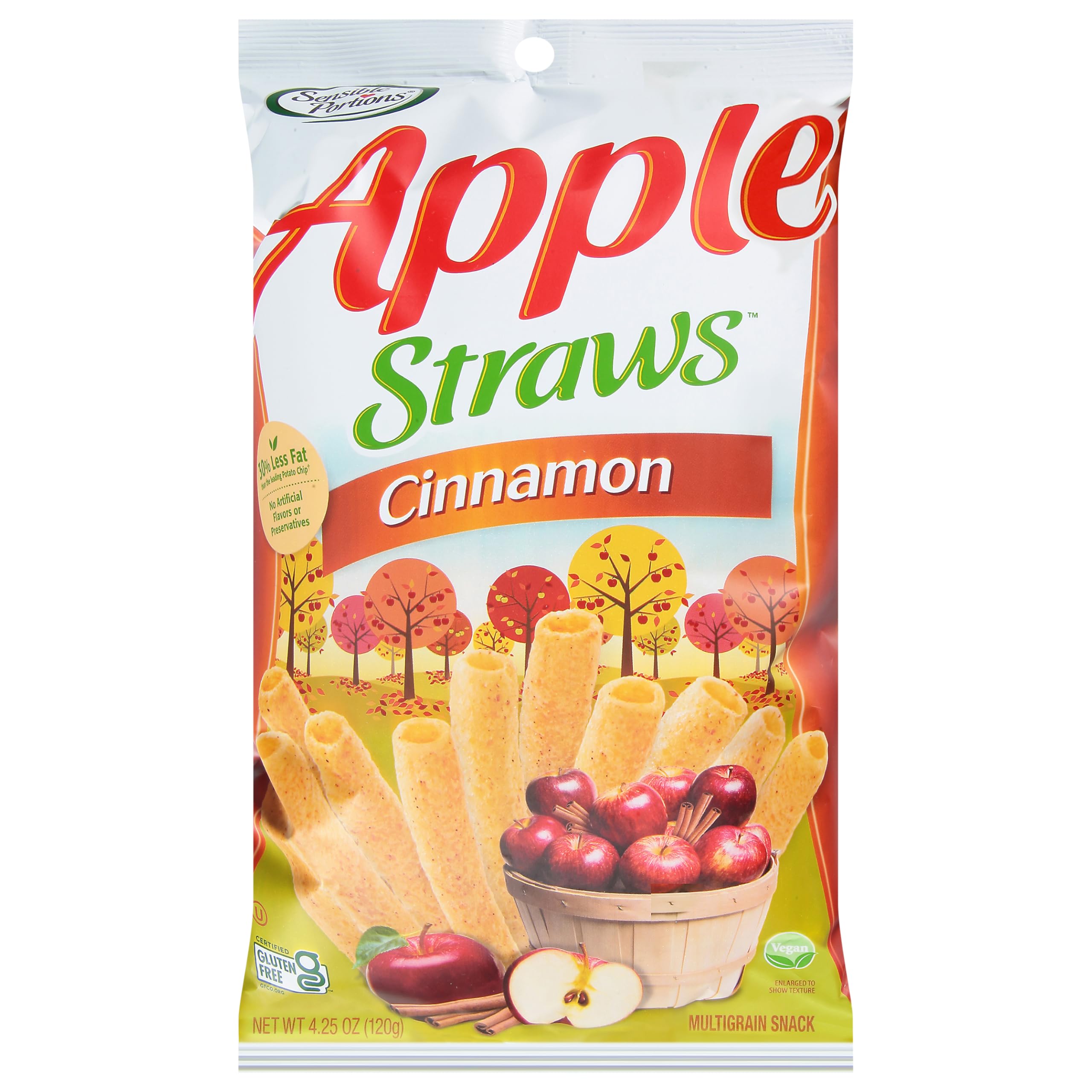 Amazon.com: Sensible Portions Garden Veggie Apple Straws Cinnamon
