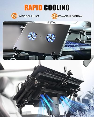 Miniatura 2 de MELIPRON Soporte para laptop para Ford Transit 2014-2023 150 250 350 Cargo Van Soporte para laptop