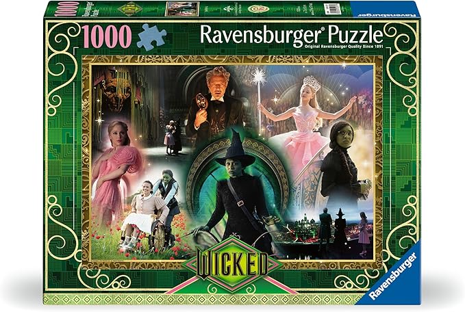 Ravensburger - Puzzle 1000 Piezas Wicked | Puzzle Adultos 70x50cm | Puzles 1000 Adultos | Rompecabezas Niños +14 Años | Puzzles 1000 Piezas De Wicked