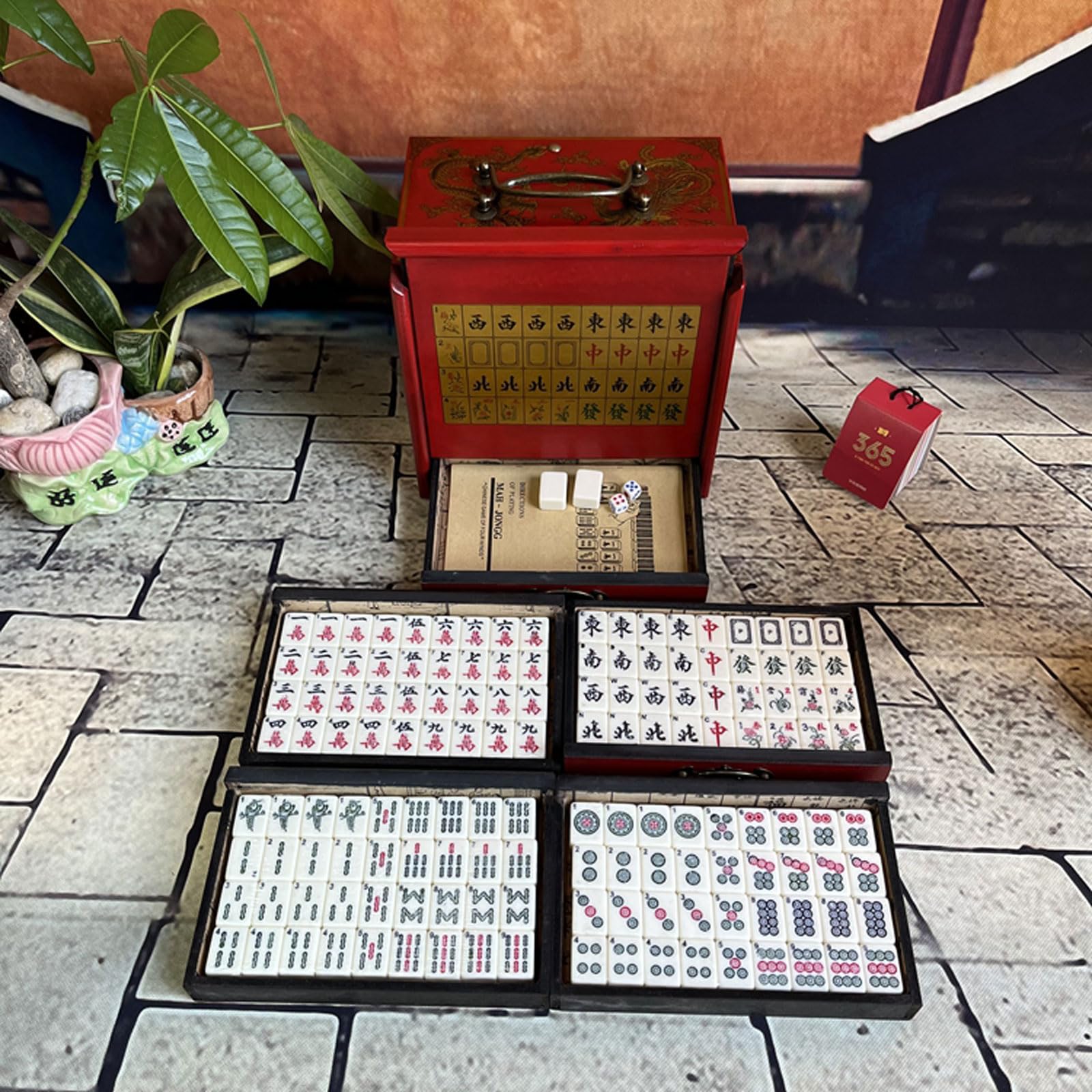 Mahjong Juego de Mahjong numerado chino 144 azulejos Juego de Mah-Jong Juguete chino portátil con ca Meterk Mahjong | en línea Mahjong Juego de Mahjong numerado chino 144 azulejos Juego de Mah-Jong Juguete chino portátil con ca Meterk Mahjong | en línea