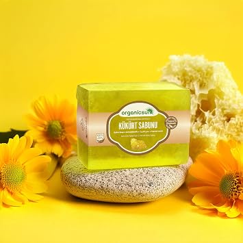 Doğal Kükürt Sabunu 140 Gr x 3 Adet Tüm Cilt Tipleri İçin Antioksidan ve Hücre Yenileyici Etkili
