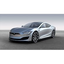 Supercar- Tesla Model S II Laminated 24x36 Poster