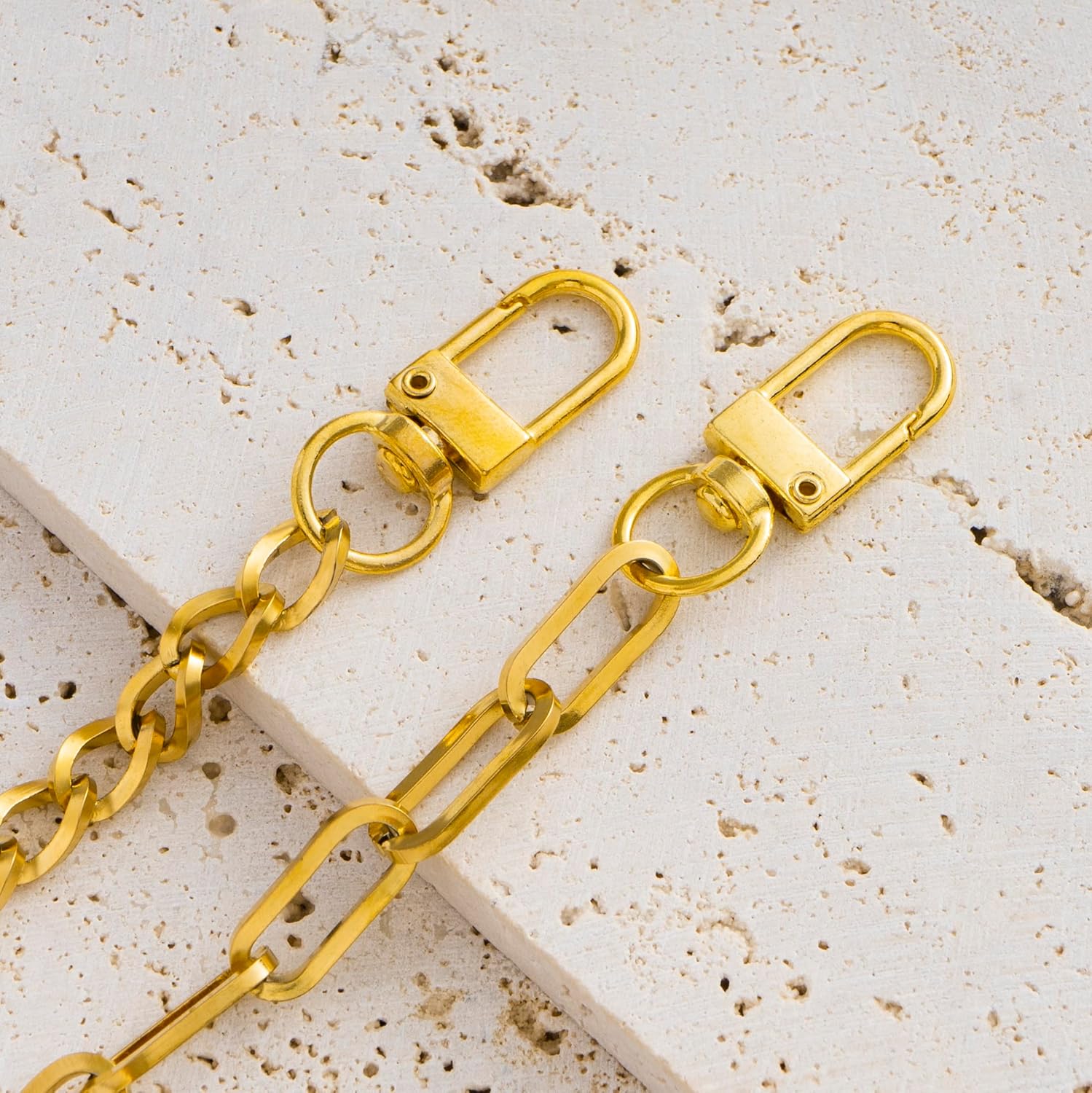 Purse Extender Chain,2 Pcs Shell Fish Bag Chain,Bag Charms for Handbags,Metal Purse Strap Extender Replacement for Crossbody Shoulder Bag Accessories Charms - Image 5