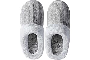Slippers for Women Memory Foam Fuzzy House Slippers Bedroom Non-slip Warm Fluffy Plush Womens Slippers