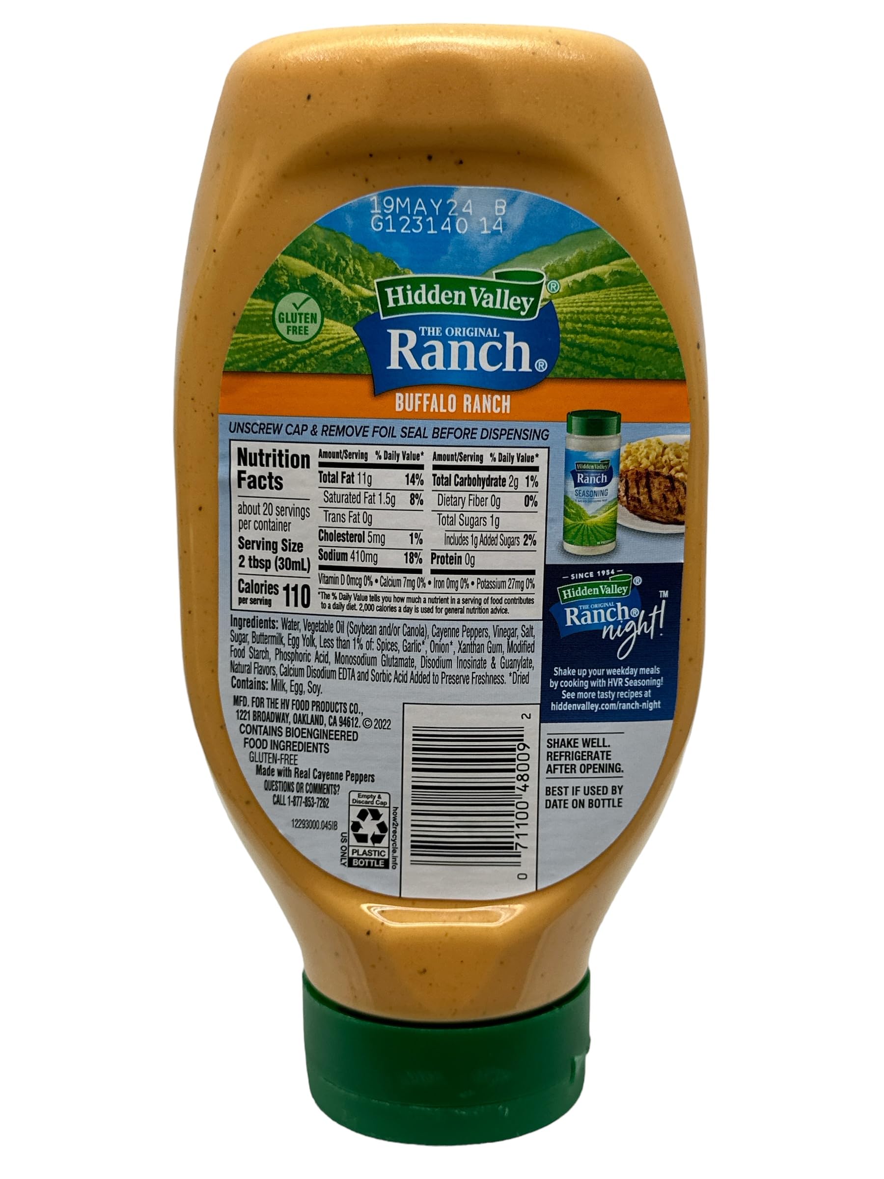 ThisNThat Easy Squeeze Flavored Ranch Dip Condiment & Dressing (große Flaschen): Enthält (1) Hidden Valley Buffalo Ranch (1) Pickle Ranch & ThisNThat Rezeptkarte