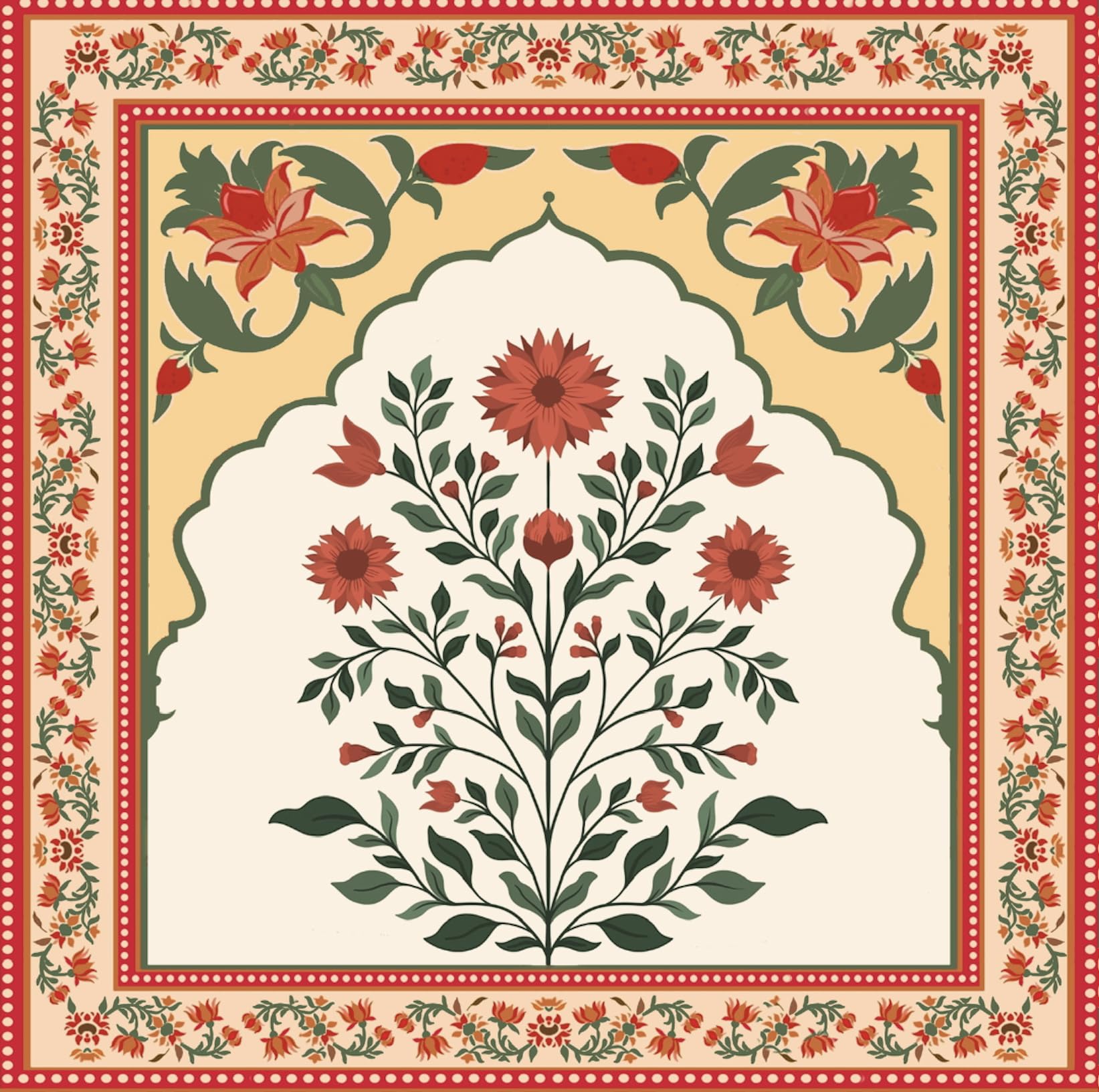 Hummingbird Cushion Covers - Rose Floral Design (Set of 2) -7 Hummingbird Cushion Covers - Rose Floral Design (Set of 2) -7