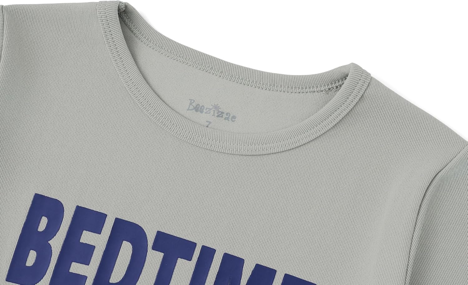 Beezizac Toddler & Little Boys Pajamas Blue Sharks 2-Piece Soft Snug-fit Long Sleeve PJ Set Kid Sleepwear Size 4T-14 - Image 2