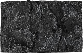 VILLCASE Turtle Aquarium Accessories Bearded Dragon Black Fish Tank Background Terrarium Decorations Fish Tank Background Board Fashion Aquarium Background Board Rock and Roll 3D Reptile