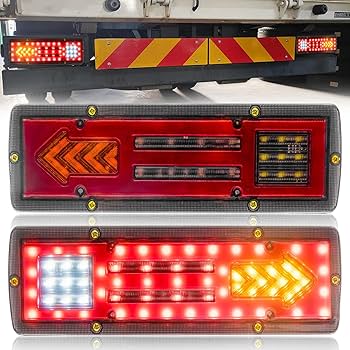 Amazon | X-STYLE トラック テールランプ 24V LED 3色 赤・DRL