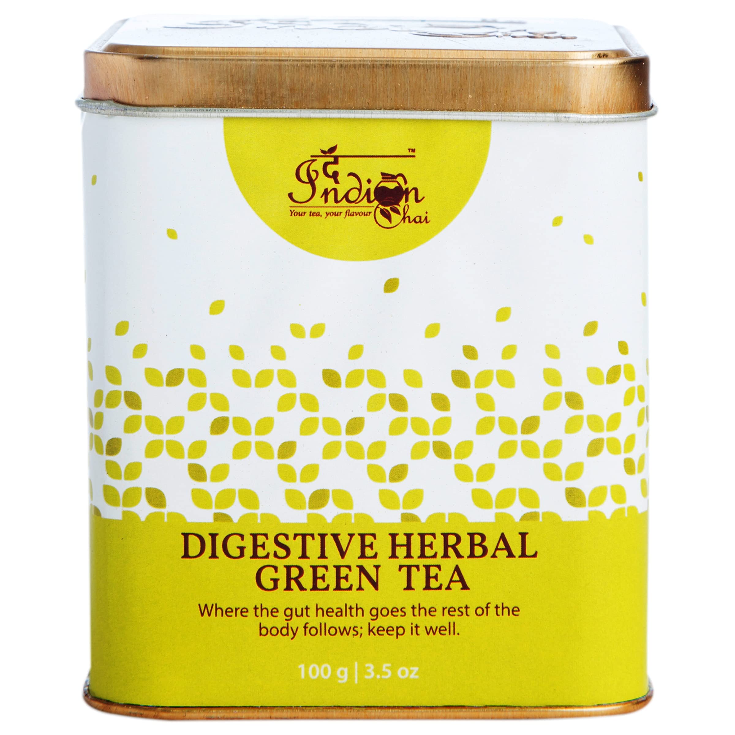 The Indian Chai - Digestive Herbal Green Tea 100g with Chamomile, Peppermint, Lavender, Calendula etc for Detox, Weight Loss & Digestion and Good Sleep (B01MS8NSFF) Amazon Price History, Amazon Price Tracker