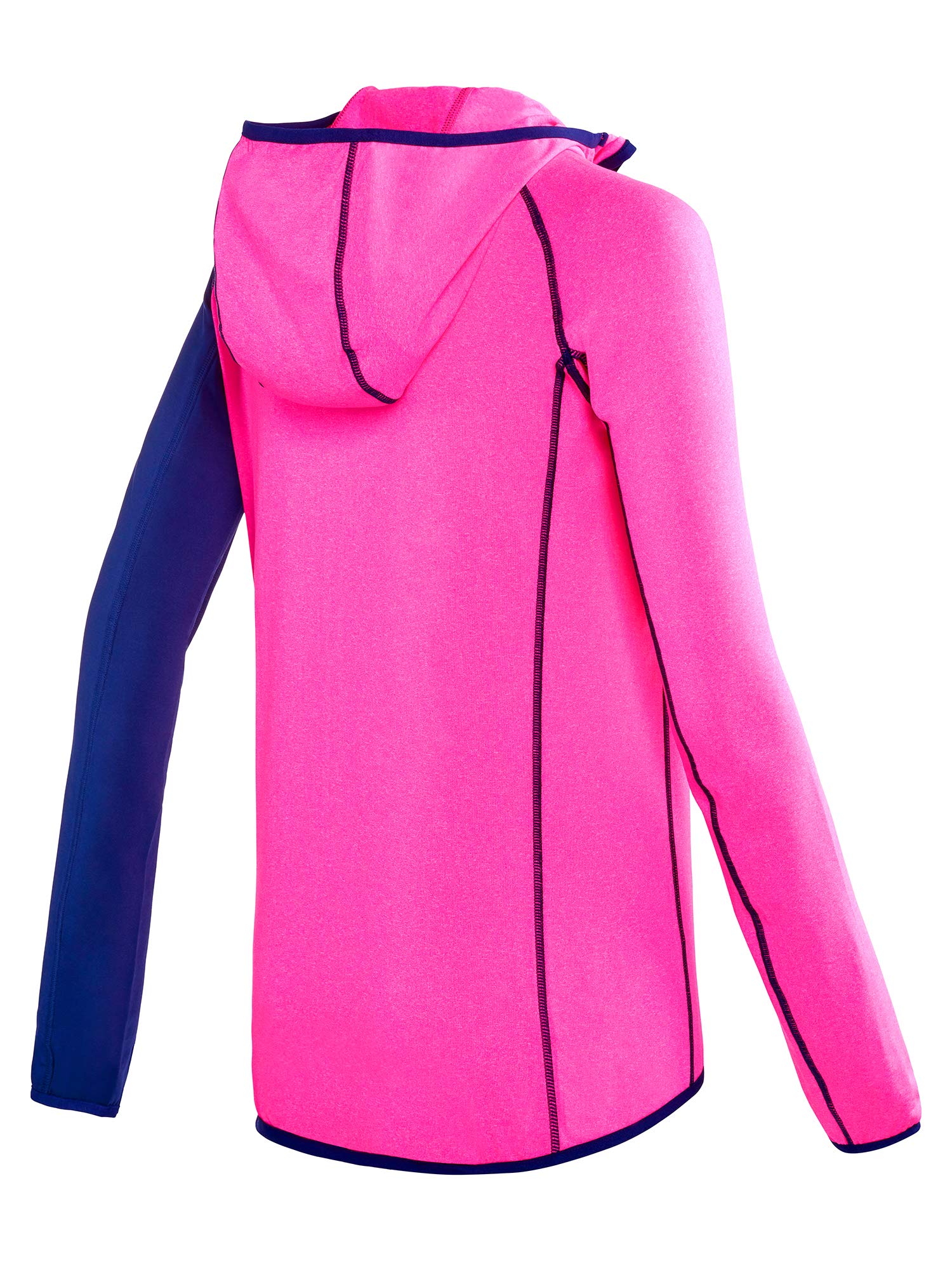 Black Crevice Micropile da donna Second Layer con cappuccio, rosa/blu acciaio