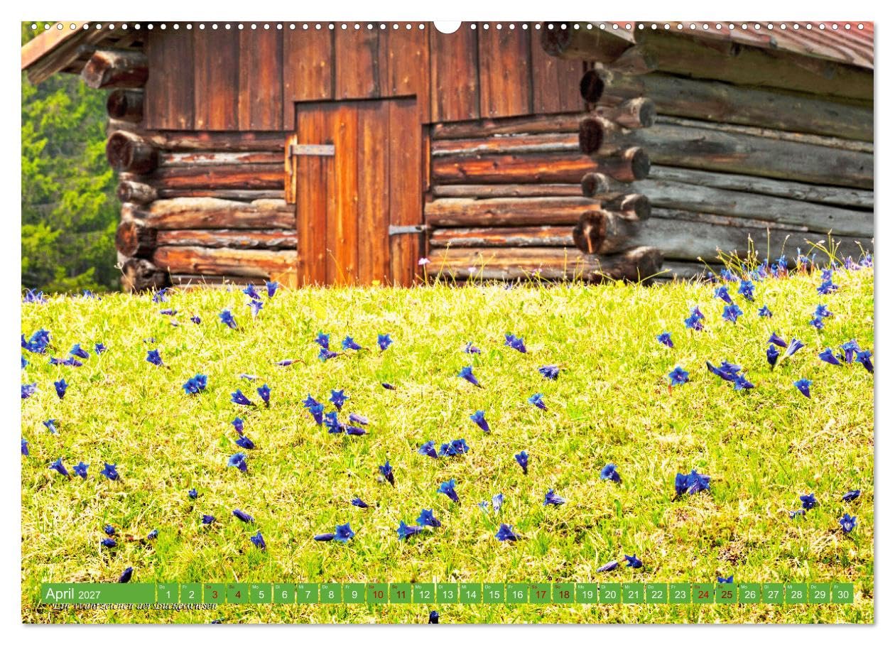 MITTENWALD Eine Perle im Oberen Isartal (Wandkalender 2027 DIN A2 quer), CALVENDO Monatskalender: Mittenwald mit seiner Landschaft ist zu jeder ... sehr beliebtes Urlaubsziel (CALVENDO Orte)