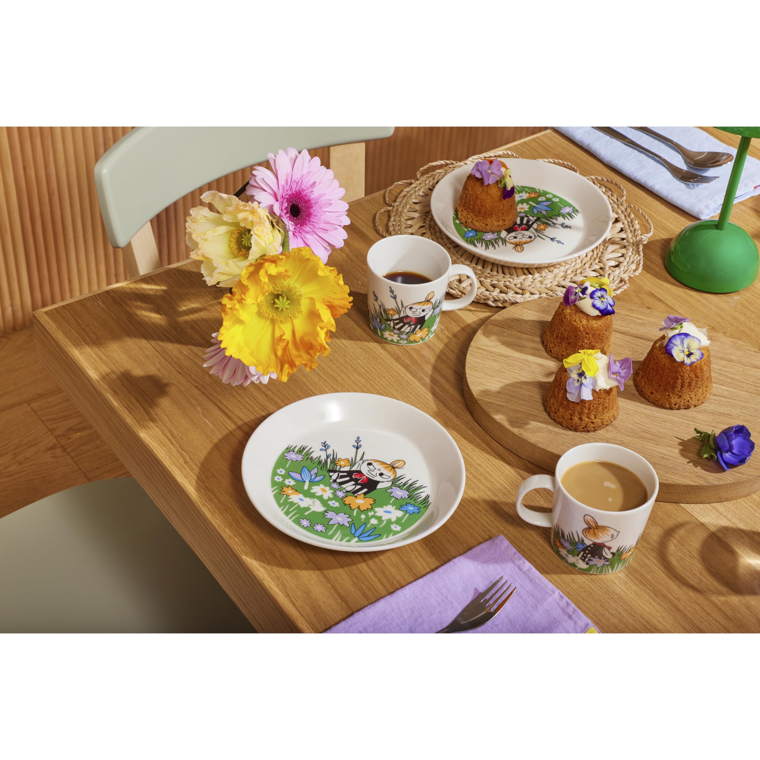 Arabia 'Little My And Meadow' Schale – 15 Cm, Keramik, Mumin-Motive, Spülmaschinengeeignet