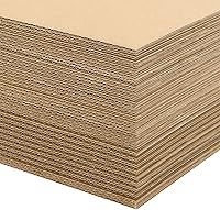 Vista 1 de Golden State Art, Paquete de 50 láminas de cartón corrugado de 5 x 7 pulgadas, insertos de cartón plano, 1/16 pulgadas de grosor, ideales