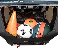 Vista 5 de Burley Encore X, remolque y cochecito para bicicleta para niños de 2 asientos