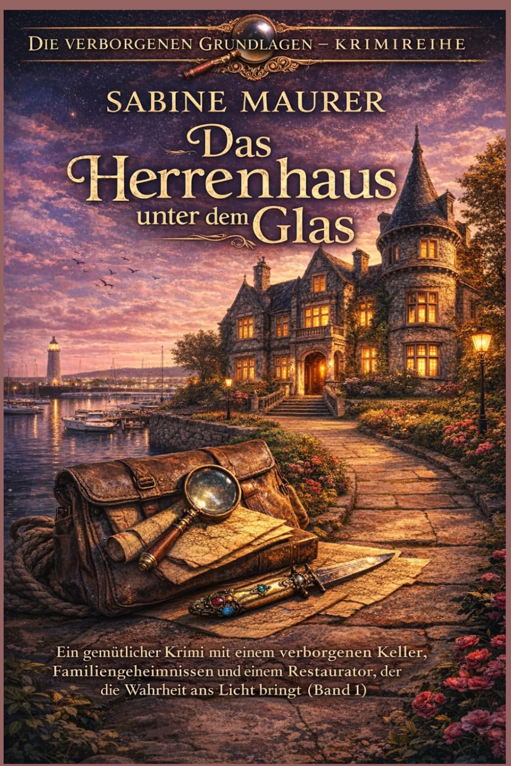Das Herrenhaus unter dem Glas: Ein gemütlicher Krimi mit einem verborgenen Keller, Familiengeheimnissen und einem Restaurator, der die Wahrheit ans ... 1) (Die verborgenen Grundlagen – Krimireihe)