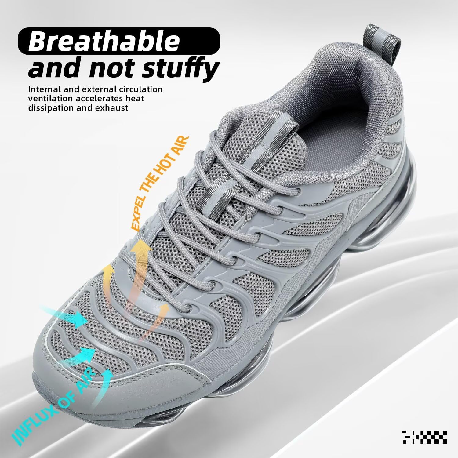Mens Running Shoes Air Cushion Walking Tennis Sneakers Fashion Casual Non Slip Breathable Trail Sport Gym - Image 6