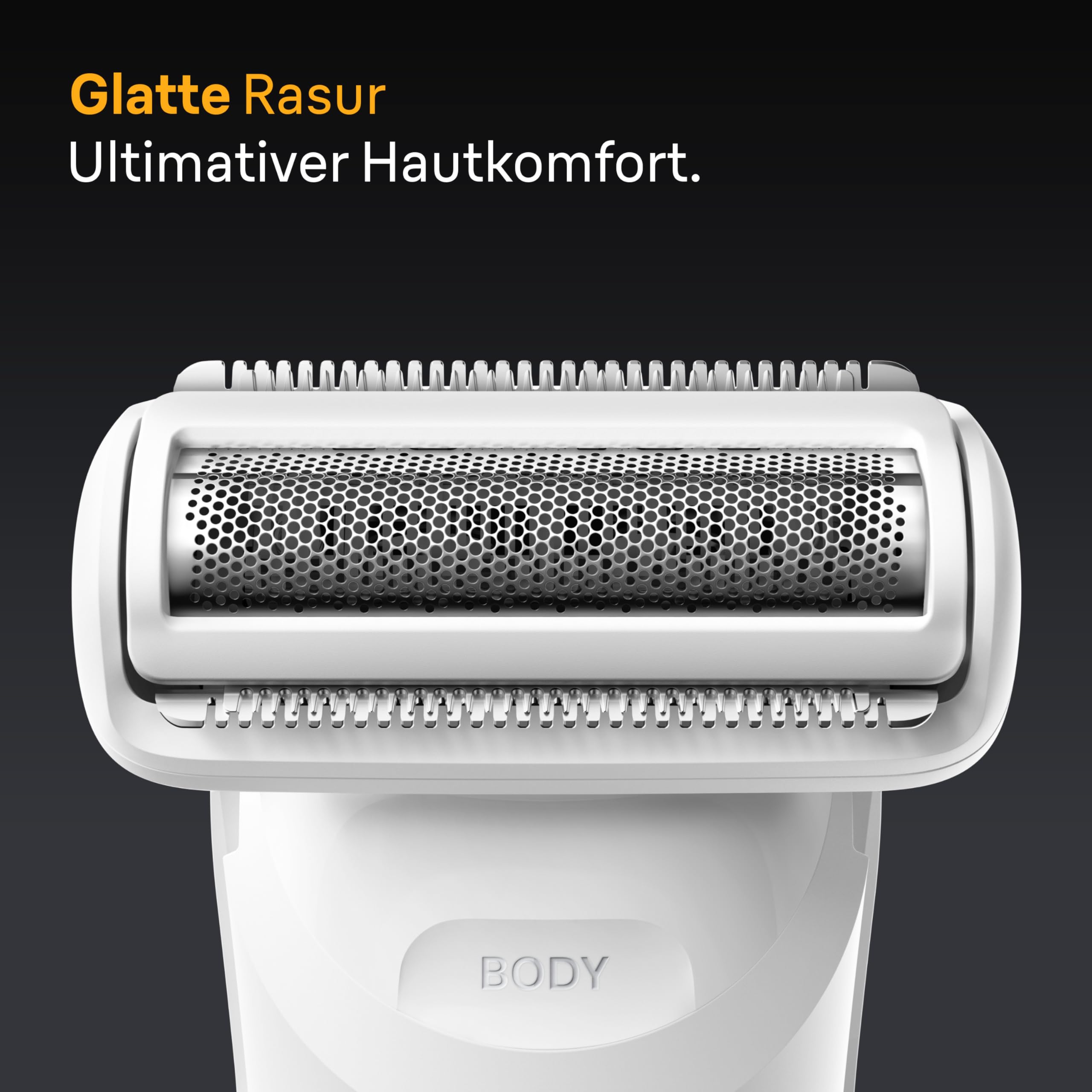 Braun Series 5 Bodygroomer BG5555, Elektrischer Körperrasierer Herren, Kabelloser Trimmer Intimbereich, 100 Min Akku, Wasserdicht, Grau