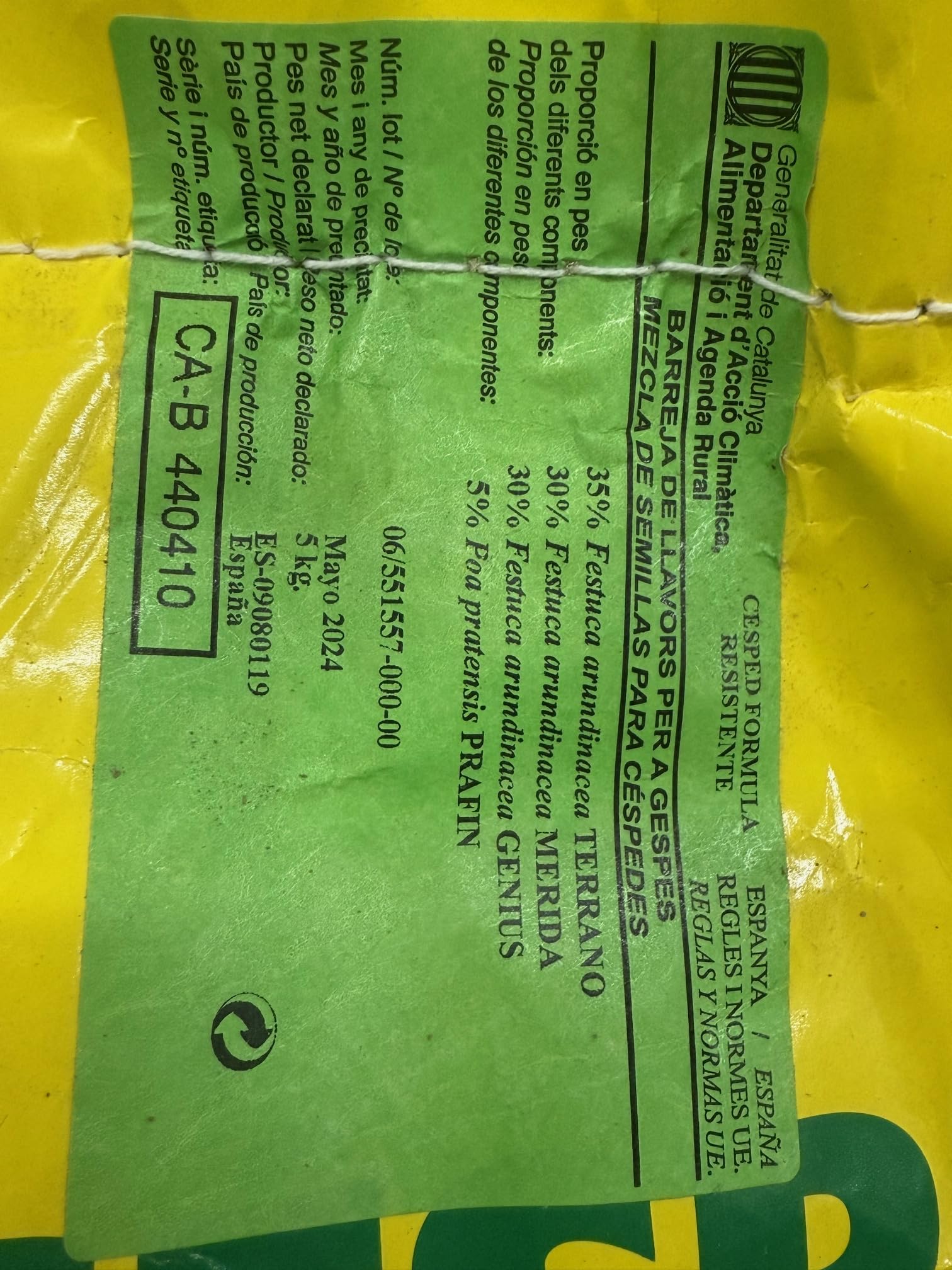 Fito-Semilla cesped resistente 5 kg