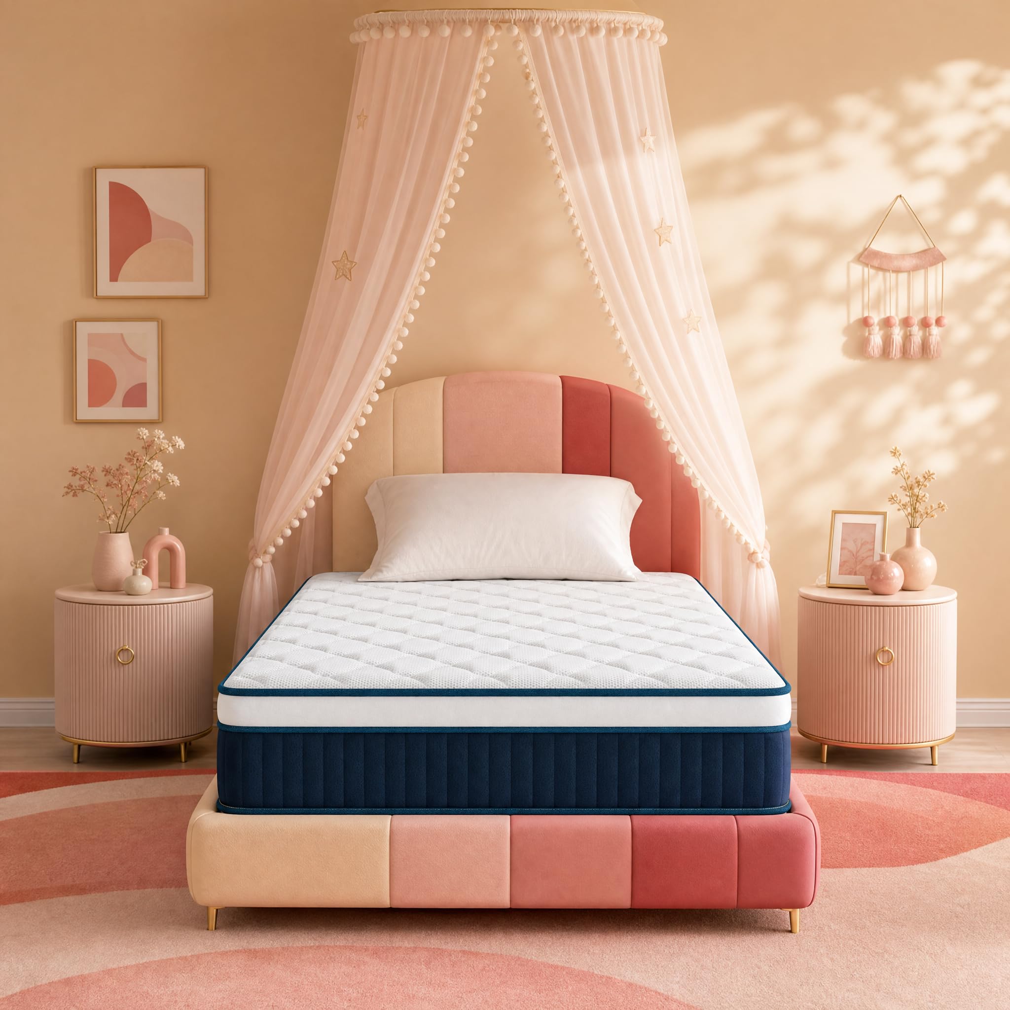 UNZIPE 12 Inch Twin Hybrid Mattress