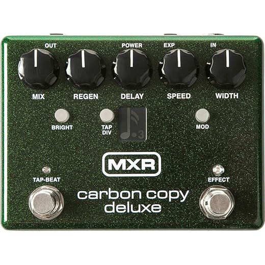 MXR Carbon Copy Deluxe Analog Delay Guitar Effects Pedal